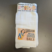 Sarcasm Now Being Served Daily Towel