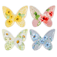 Floral Butterfly Trinket Dishes