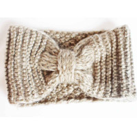 Ear warmer Knit Headband Mocha