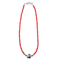 West & Company Red Bead Necklace