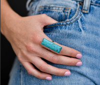 Turquoise Bar Ring