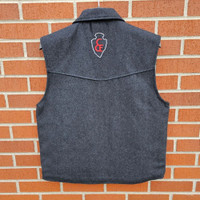 CFD Charcoal Black Wool Vest