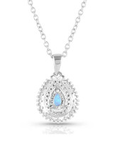 Radiating Crystals Opal Necklace