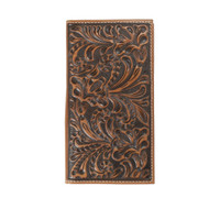 Floral Embossed Rodeo Wallet