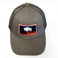 Wyoming Gray Buffalo Patch Hat (01-013-0673)