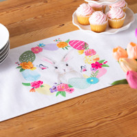 72" Easter Table Runner