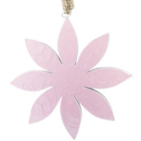 Pink Flower Ornament (medium)