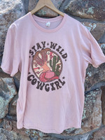 ROSE/PEACH STAY WILD COWGIRL