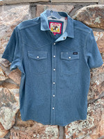 BLUE S/S CAMP SHIRT