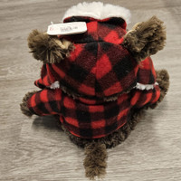 Grizzly Bear in Buffalo Plaid