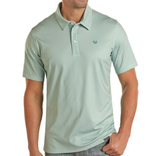 Geo Skull Performance Jersey Polo