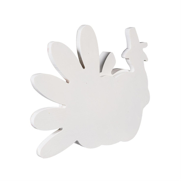 Wooden Turkey Pumpkin Sign