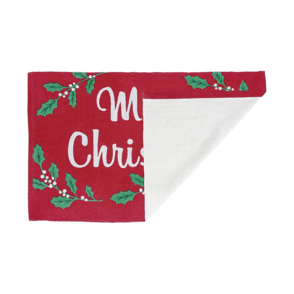 Merry Christmas Dhurrie Mat