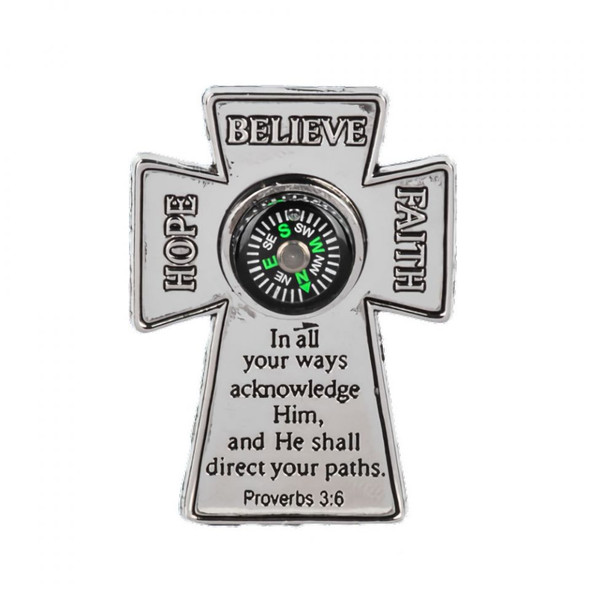 He Will Direct Your Path Pocket Charm