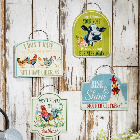 Funny Farm Garden Signs