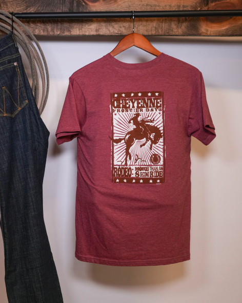 Maroon Cheyenne Poster T-Shirt