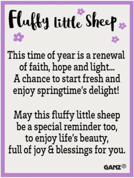 Pink Fluffy Little Sheep Charm
