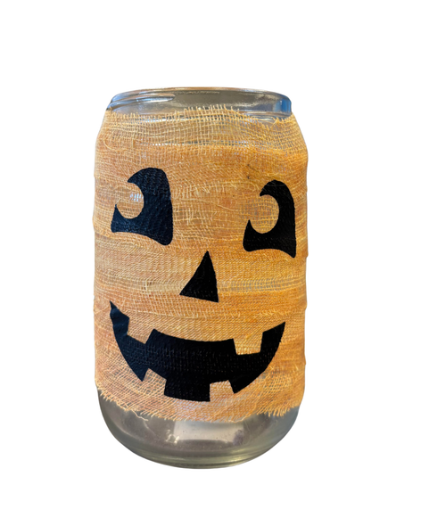 Jack-O-Lantern Mason Jar