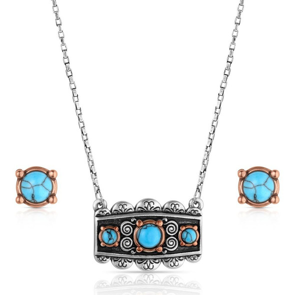 Turquoise Peaks Jewelry Set