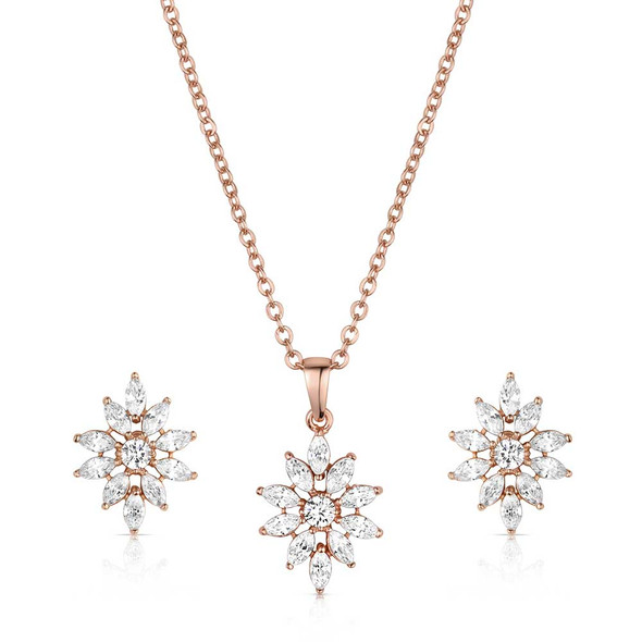 Crimson Sun Jewelry Set