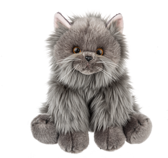 Grey Persian Cat Stuffed Animal