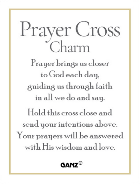 Prayer Cross Charm
