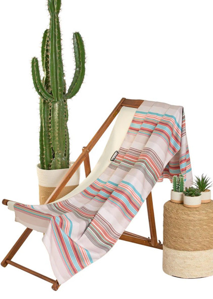 Striped Microfiber Towel