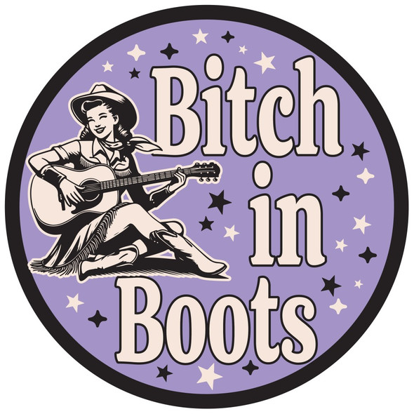 Bitch in Boots Decal