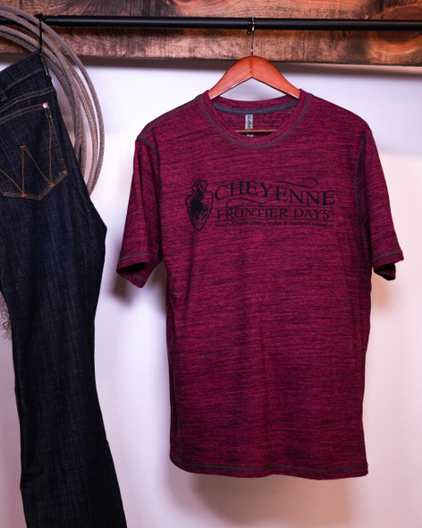Burgundy World's Largest Outdoor Rodeo T-Shirt