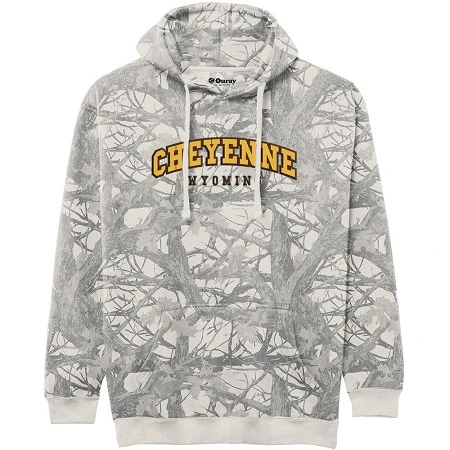 Cheyenne, Wyoming Camo Hoodie