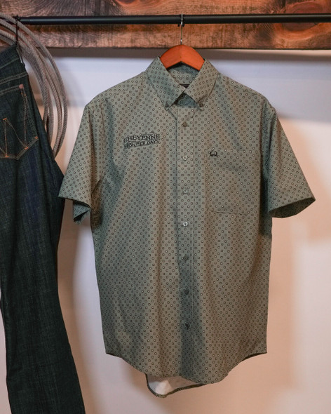 Olive Cheyenne Button-Up
