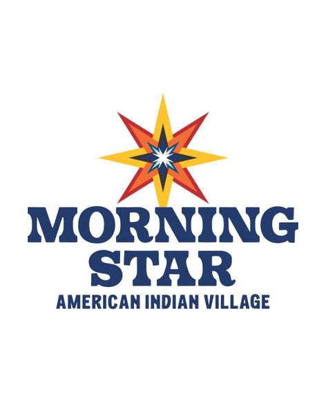 Small Morning Star American Indian Village Decal