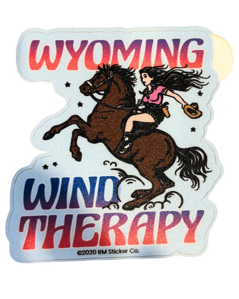 Mini Wyoming Wind Therapy Decal