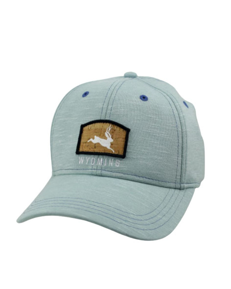 Blue Wyoming Jackalope Hat