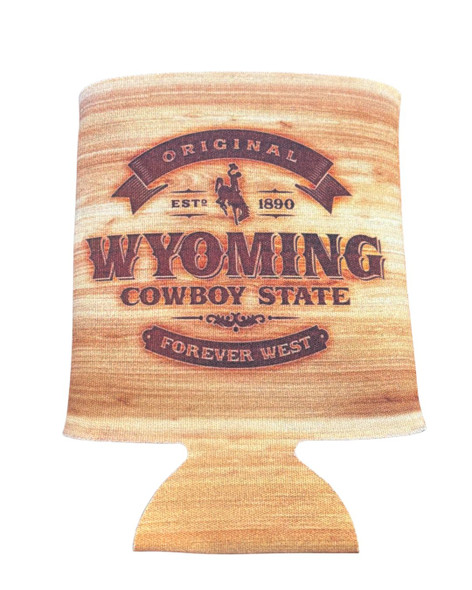 Wyoming Plank Can Cooler