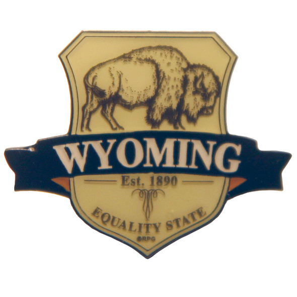Wyoming Shield Pin