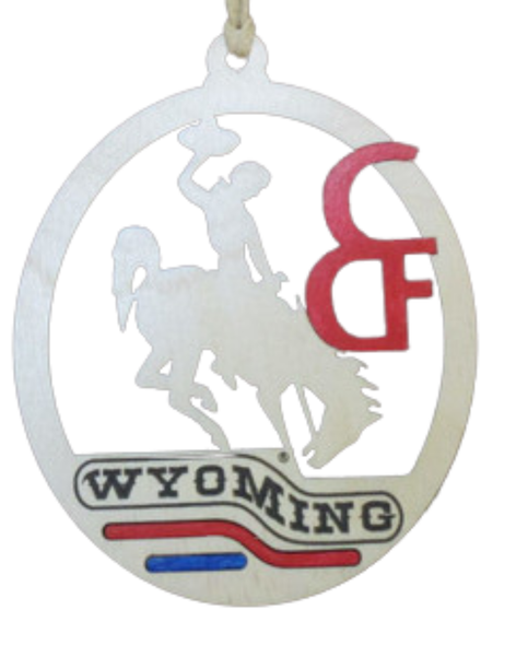 Wyoming Birch Wood Ornament