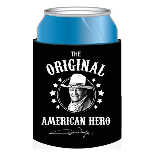 Black John Wayne Can Cooler