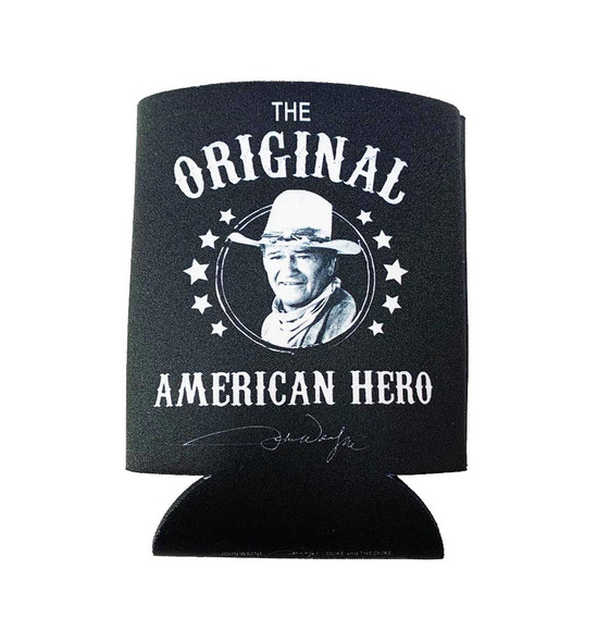 Black John Wayne Can Cooler