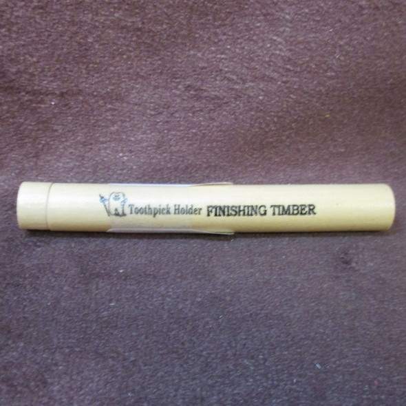 Finishing Timber Toothpick Holder