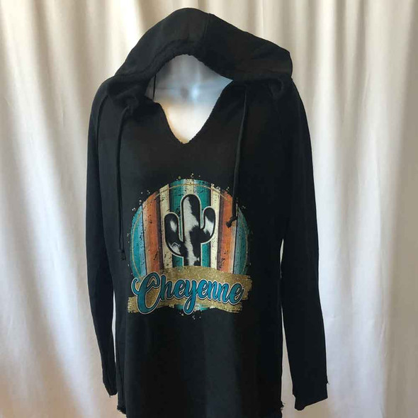 Black Cheyenne Hoodie