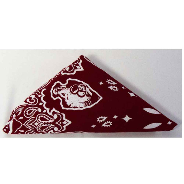 CFD Red and White Paisley Bandanna