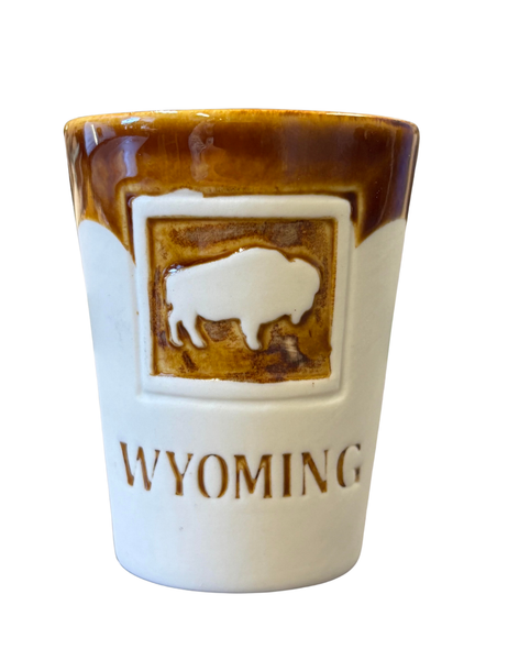 Wyoming Bison Shot Glass
