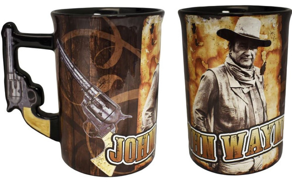 John Wayne Pistol Handle Mug