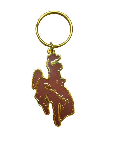Wyoming Steamboat Keychain