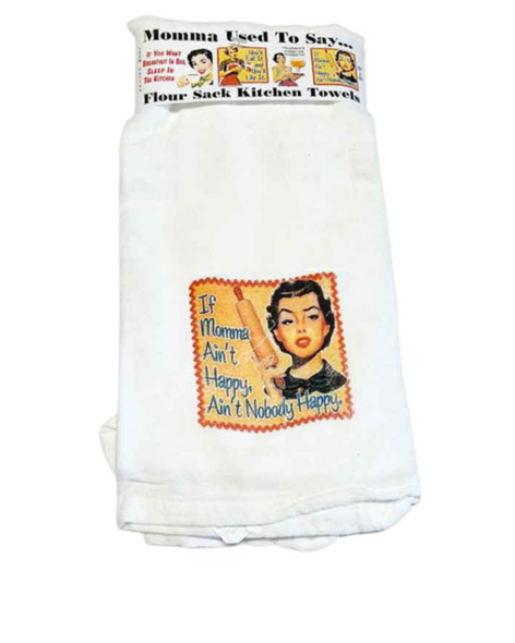 If Momma Ain't Happy Kitchen Tea Towel
