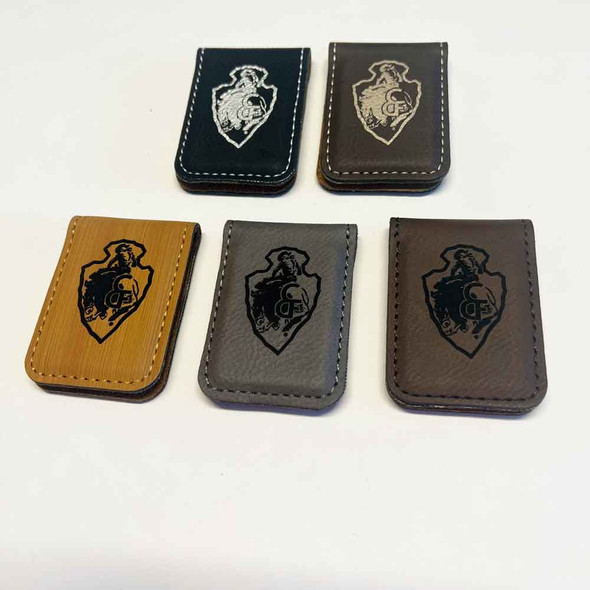 Leatherette Arrowhead Money Clip
