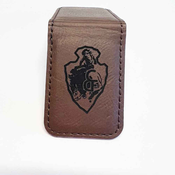 Leatherette Arrowhead Money Clip