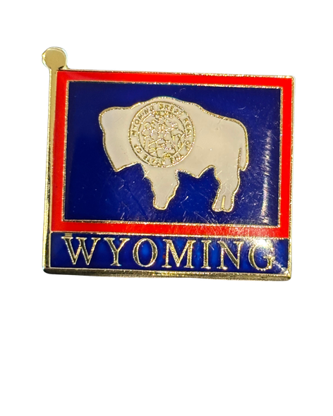 Wyoming State Flag Pin