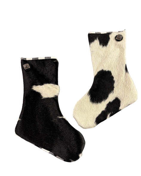 Wyoming Steamboat Black Hide Stocking
